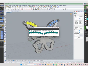 Butterfly Pendant 3D Print Model
