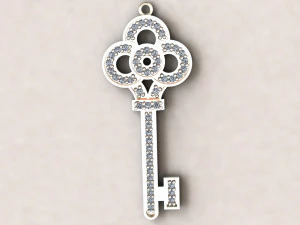 Key pendant 3D Print Model