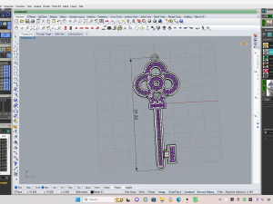 Key pendant 3D Print Model