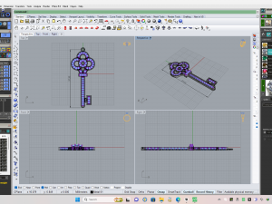 Key pendant Modelo de Impressão 3D