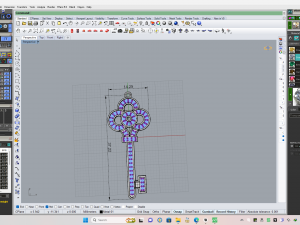 Key pendant Modelo de Impressão 3D