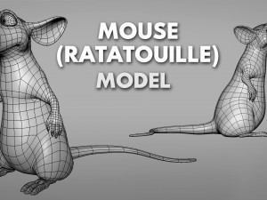 Mouse - Ratatouille 3D मॉडल