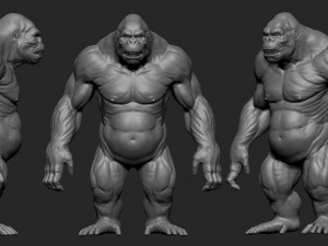 Gorilla 3D 모델