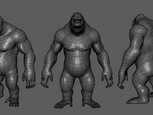 Gorilla 3D 모델