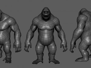 Gorilla 3D Model