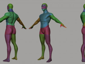 Male Female BaseMesh Modelo 3D