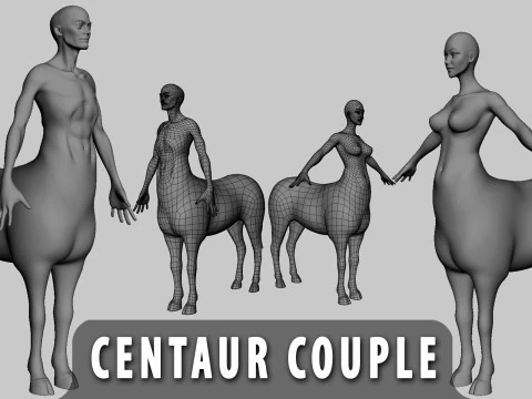 10 Mythical Creatures 3D Model