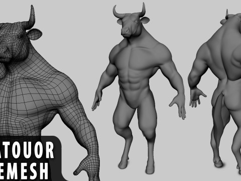 10 Mythical Creatures 3D Model