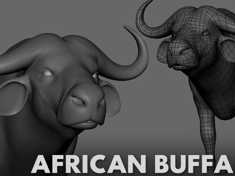 16 Wild Animals BaseMesh 3D Модель
