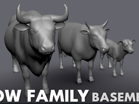 19 Domestic Animal 3D 模型