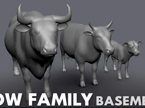 19 Domestic Animal 3D Model