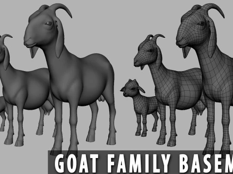 19 Domestic Animal 3D Model