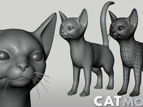 19 Domestic Animal 3D 模型