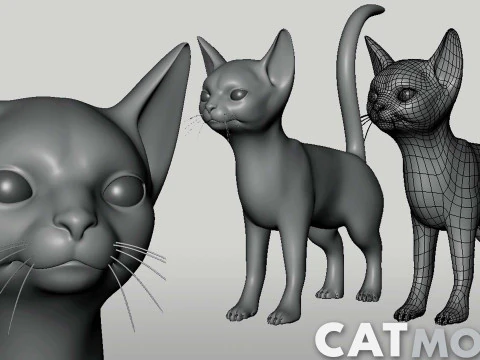 19 Domestic Animal 3D Model