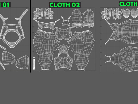 Female Anatomy BaseMesh - Topology UV map 3D Модель