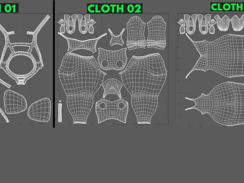 Female Anatomy BaseMesh - Topology UV map 3D Model