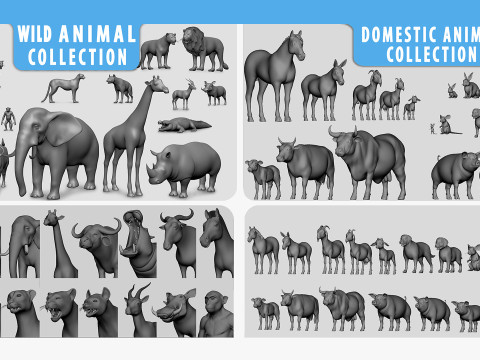 Ultimate Basemesh Collection - - Topology UV Map 3D Model