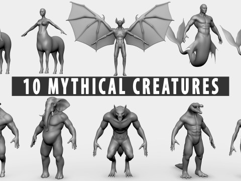 Ultimate Basemesh Collection - - Topology UV Map 3D Model