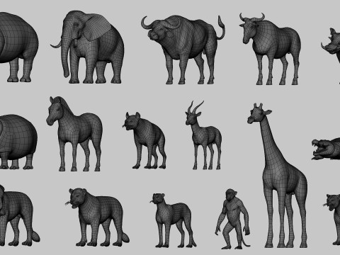 Ultimate Basemesh Collection - - Topology UV Map 3D Model