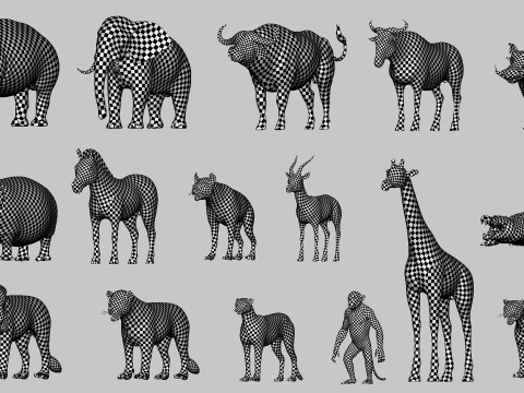 Ultimate Basemesh Collection - - Topology UV Map 3D Model