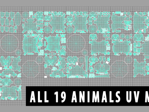 Ultimate Basemesh Collection - - Topology UV Map 3D Model