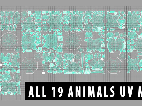 Ultimate Basemesh Collection - - Topology UV Map 3D Model