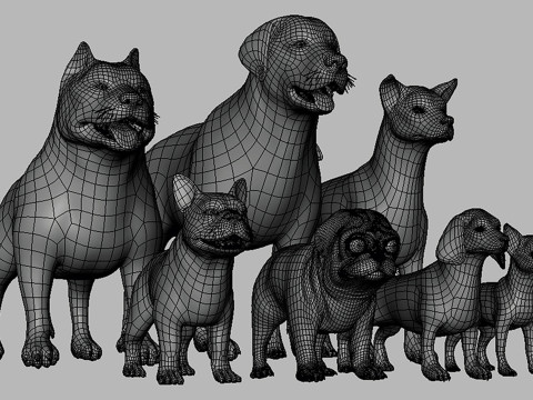 Ultimate Basemesh Collection - - Topology UV Map 3D Model