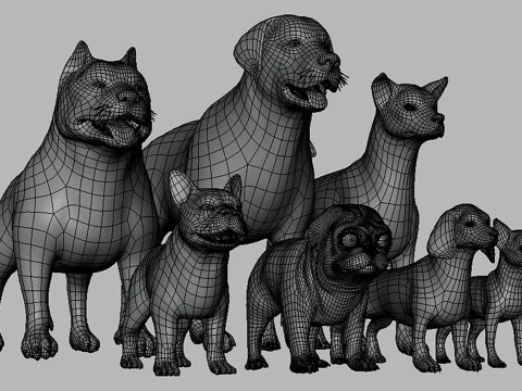 Ultimate Basemesh Collection - - Topology UV Map 3D Model