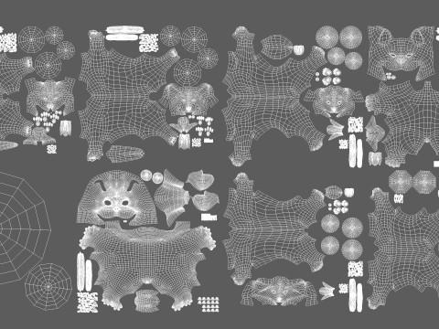 Ultimate Basemesh Collection - - Topology UV Map 3D Model