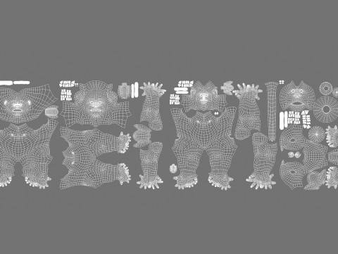 Ultimate Basemesh Collection - - Topology UV Map 3D Model