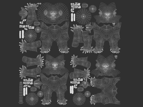 Ultimate Basemesh Collection - - Topology UV Map 3D Model