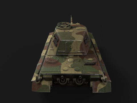 Tiger II Tank 3D Модель