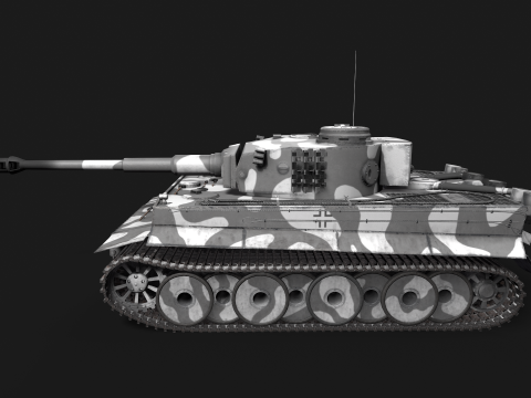Tiger Tank 3D Модель