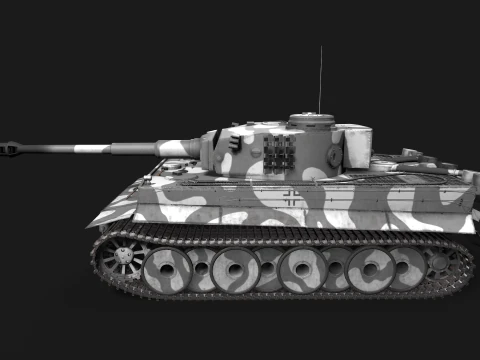 Tiger Tank 3D Model