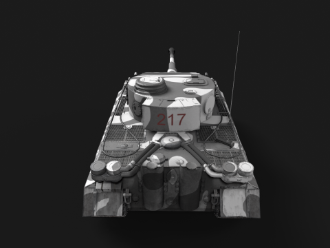 Tiger Tank 3D मॉडल