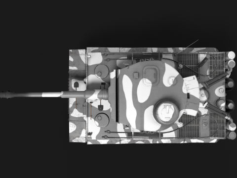 Tiger Tank 3D मॉडल