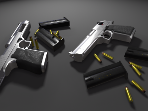 Desert Eagle Pistol Modèle 3D