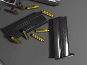 Desert Eagle Pistol 3D Model