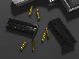 Desert Eagle Pistol 3D Model