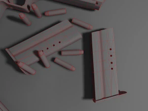 Desert Eagle Pistol 3D Model