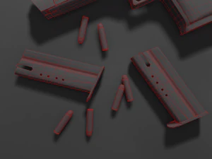 Desert Eagle Pistol 3D Model