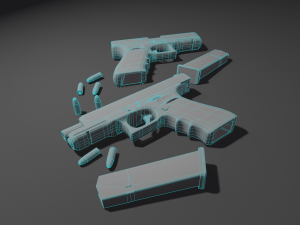 Pistol Glock 17 Gen 4 3D मॉडल