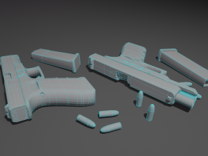 Pistol Glock 17 Gen 4 3D मॉडल