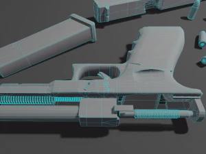 Pistol Glock 17 Gen 4 3D Model