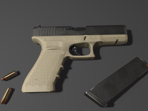 Pistol Glock 17 Gen 4 3D मॉडल