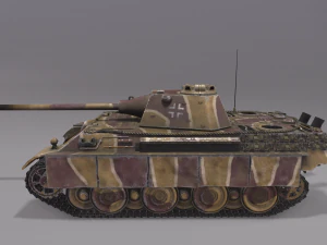 Panther F Tank 3D Model