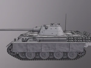 Tanque Pantera F Modelo 3D