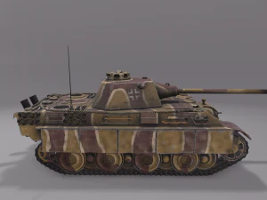 Tanque Pantera F Modelo 3D