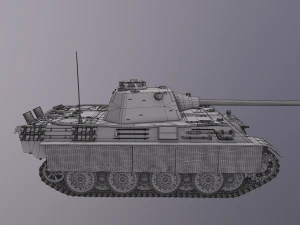 Tanque Pantera F Modelo 3D