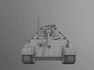 Panther F Tank 3D Model